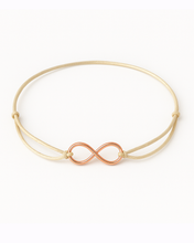 Načíst obrázek do prohlížeče Galerie, ŠŇŮRKOVÝ NÁRAMEK-nekonečno