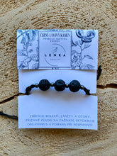 Načíst obrázek do prohlížeče Galerie, NÁRAMEK ČERNÝ LÁVOVÝ KÁMEN- probouzí skrytou energii 10