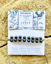 Načíst obrázek do prohlížeče Galerie, NÁRAMEK HEMATIT - pro lepší soustředění a paměť 34