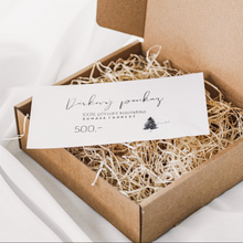 Načíst obrázek do prohlížeče Galerie, DÁRKOVÝ POUKAZ- vytištěný v krabičce