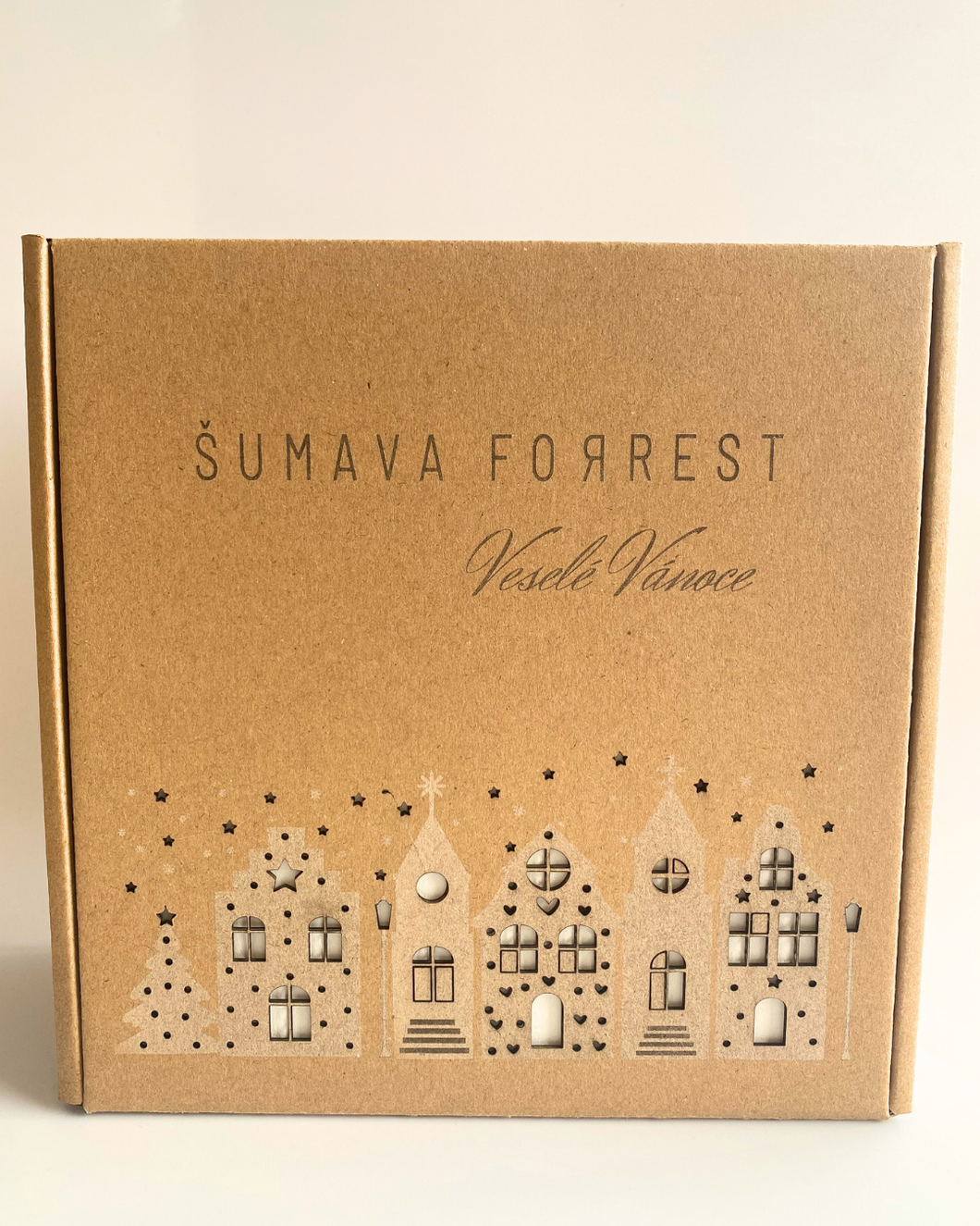 VÁNOČNÍ DÁRKOVÁ KRABIČKA S GRAVÍROVÁNÍM