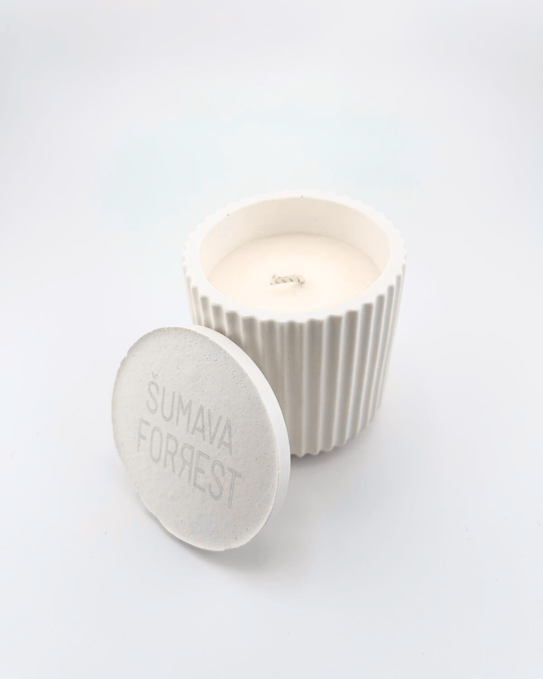 SVÍČKA ZE SÓJOVÉHO VOSKU- s víkem